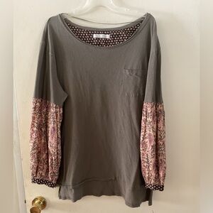 NWOT, FREE PEOPLE, WE THE FREE, TUNIC, SIZE LARGE